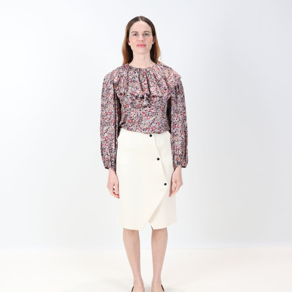 
                      
                        CHEMISE PIERRE IMPRIMÉ FLORAL DORÉ
                      
                    