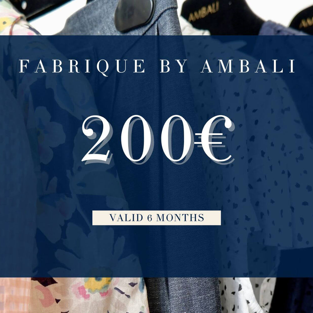 
                      
                        Fabrique by Ambali Gift Card
                      
                    