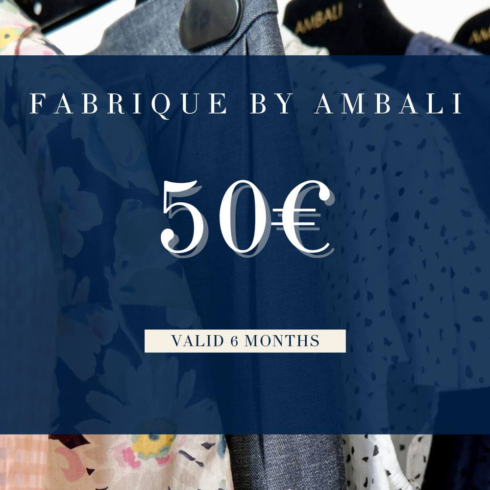 Carte cadeau Fabrique by Ambali