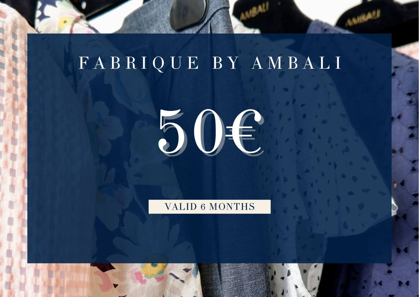 Carte cadeau Fabrique by Ambali