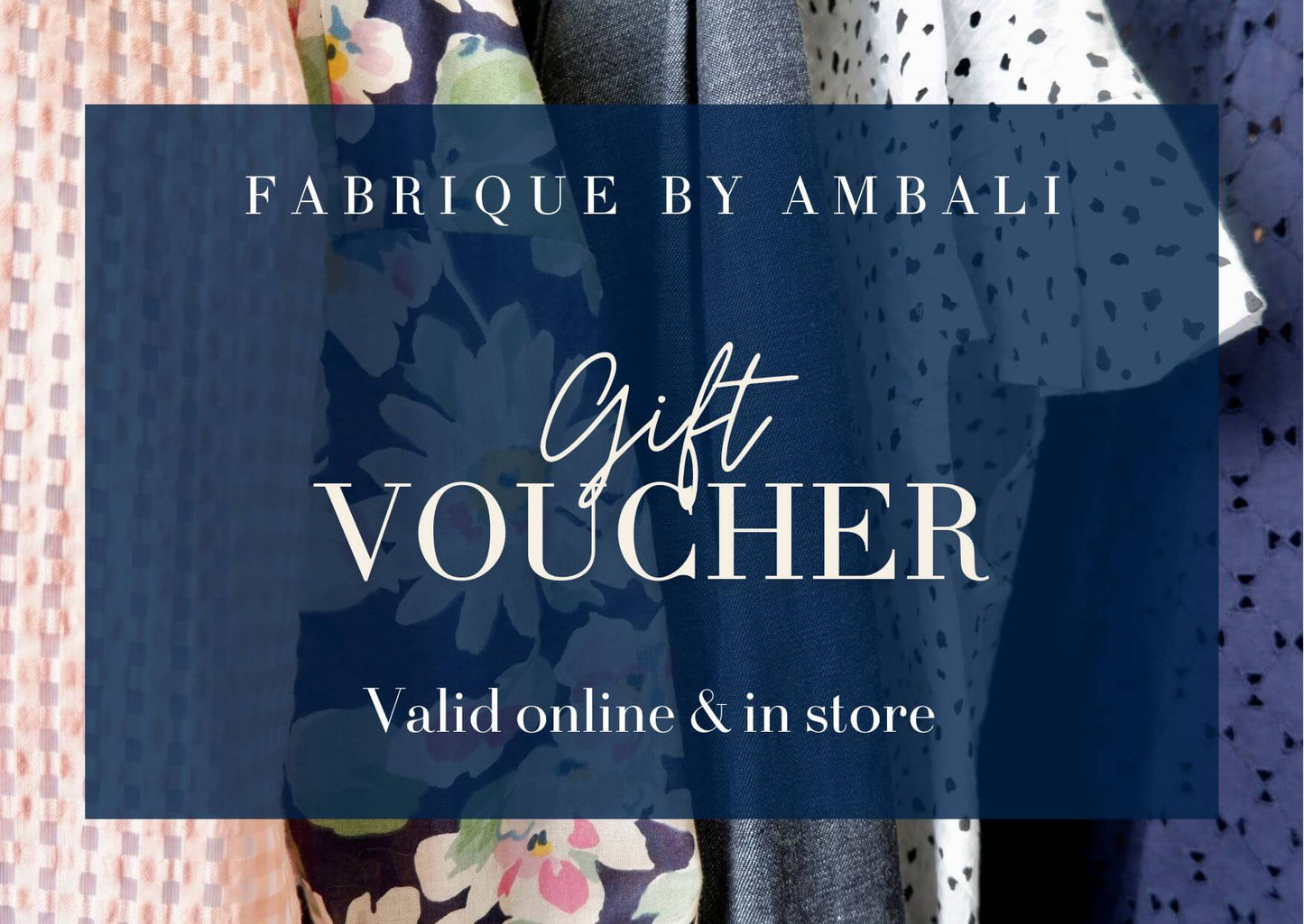 Carte cadeau Fabrique by Ambali