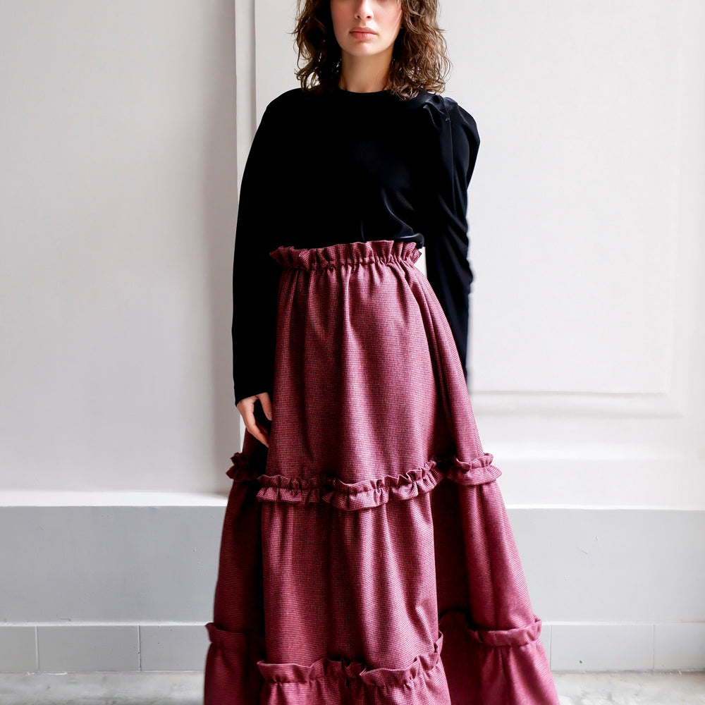 AURORE BLACK VELVET TOP