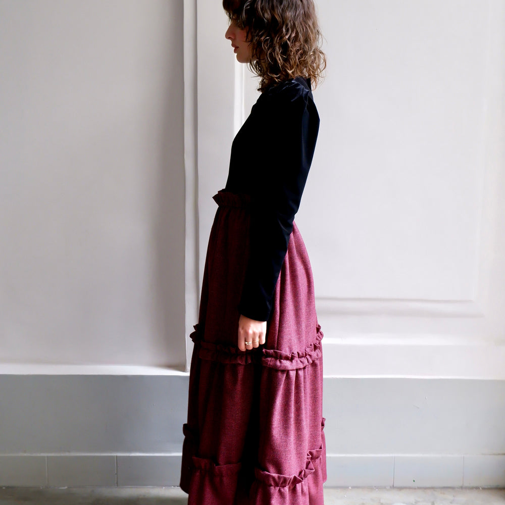 AURORE BLACK VELVET TOP