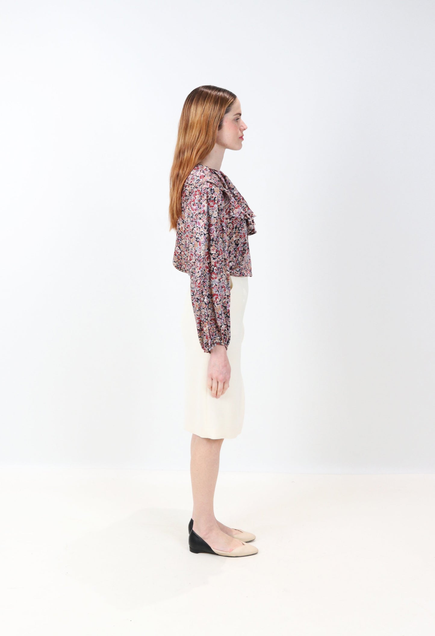 PIERRE SHIRT GOLD FLORAL PRINT