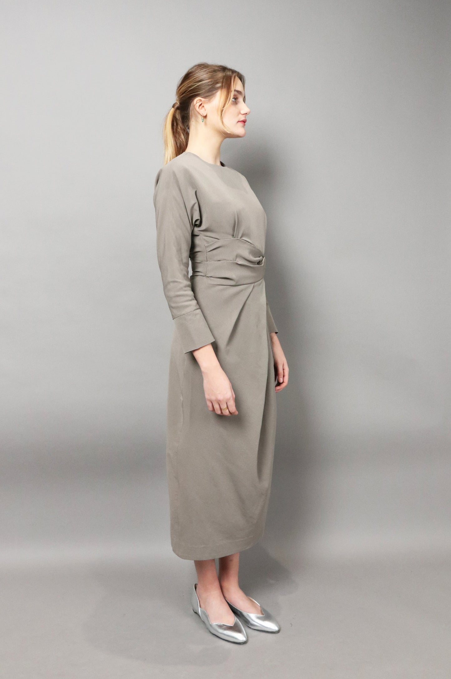 ROBE MADELEINE KAKI