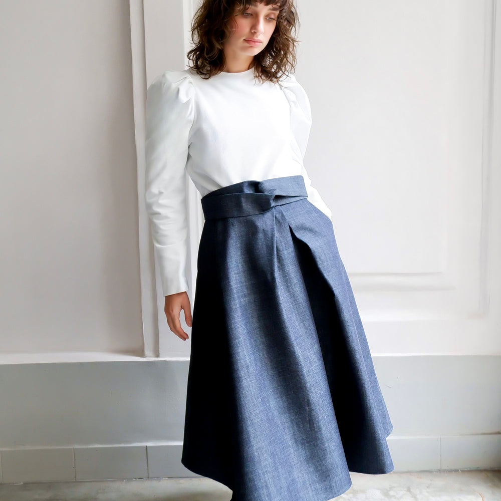 SARAH DENIM SKIRT