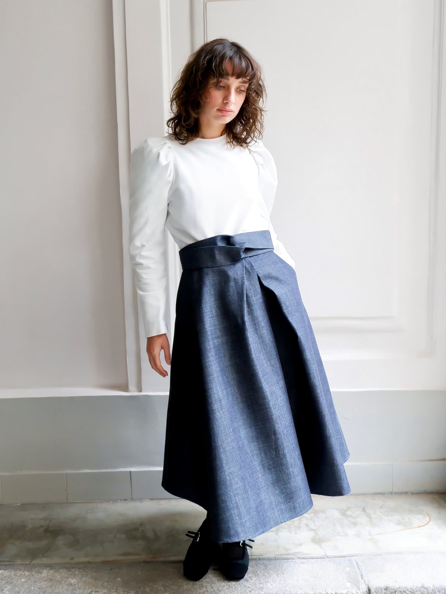 SARAH DENIM SKIRT