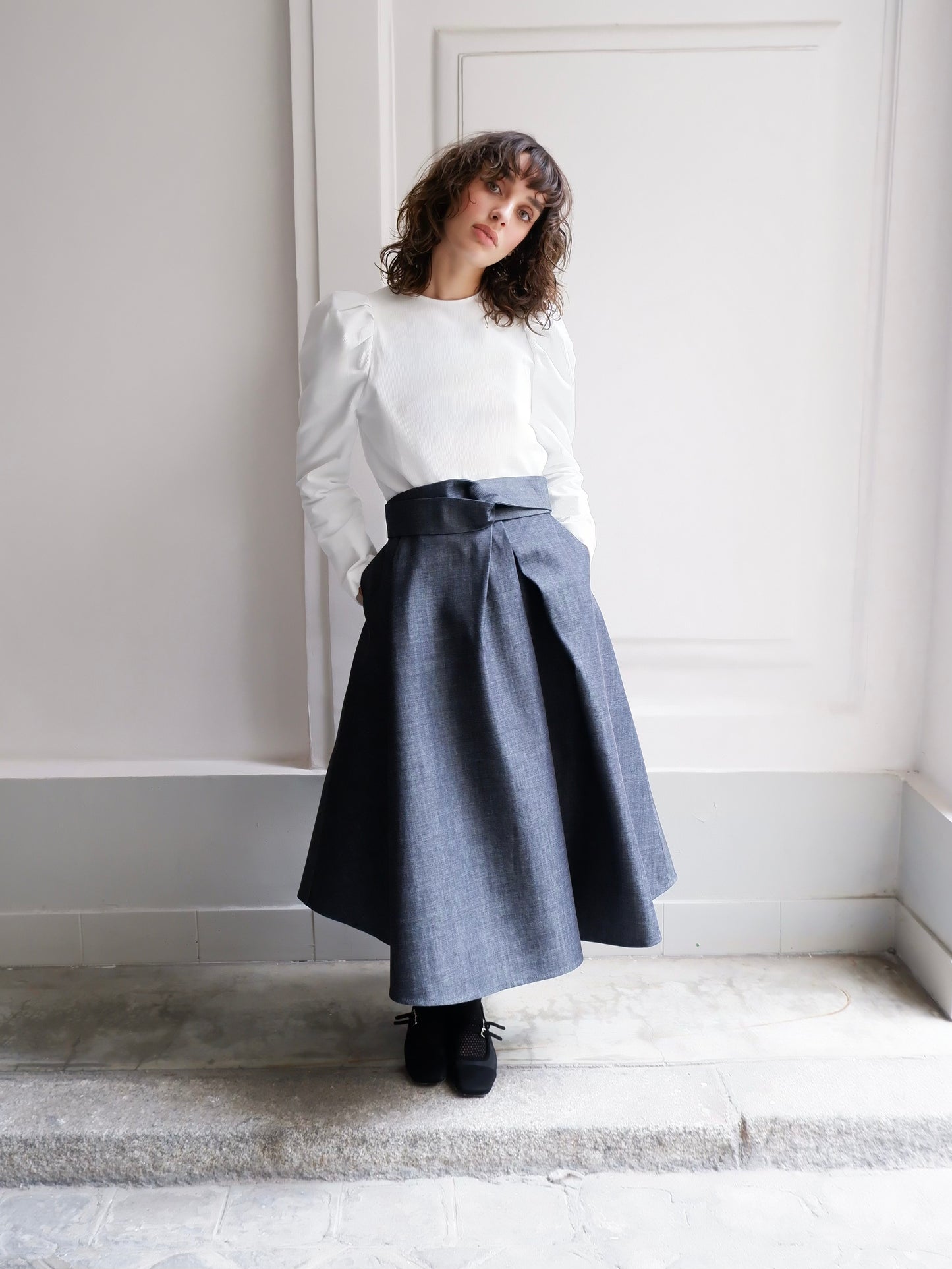 SARAH DENIM SKIRT