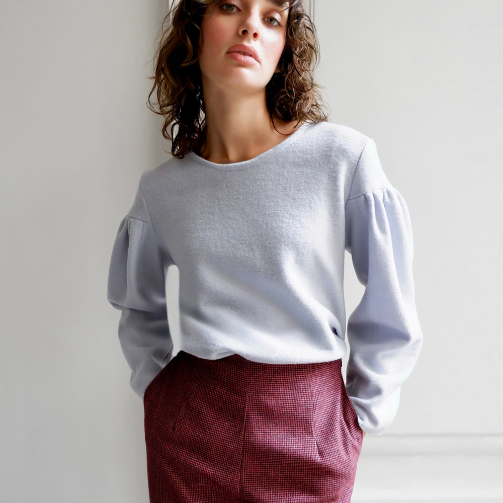 CELIA LIGHT BLUE TOP
