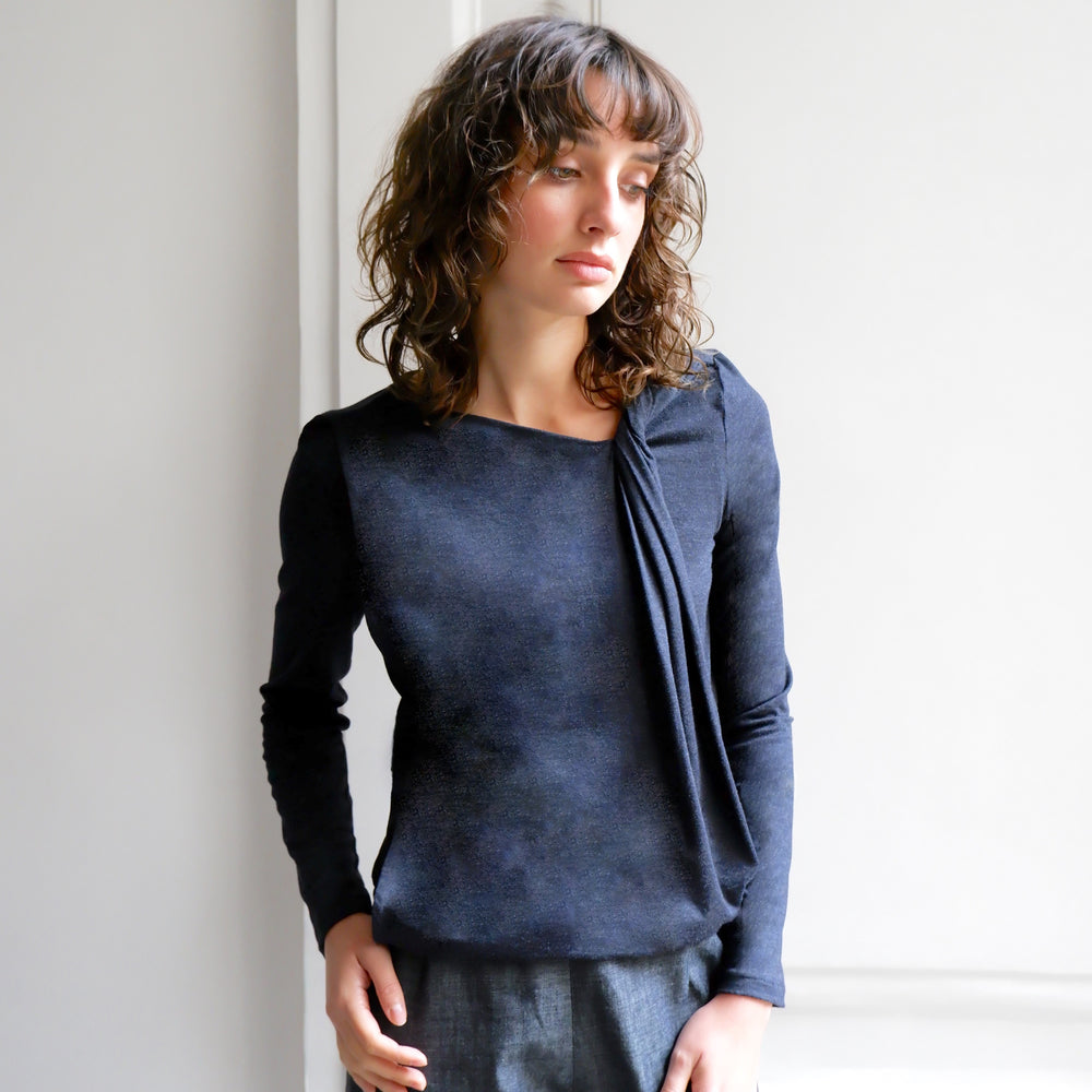 
                      
                        CATHERINE GREY JERSEY TOP
                      
                    
