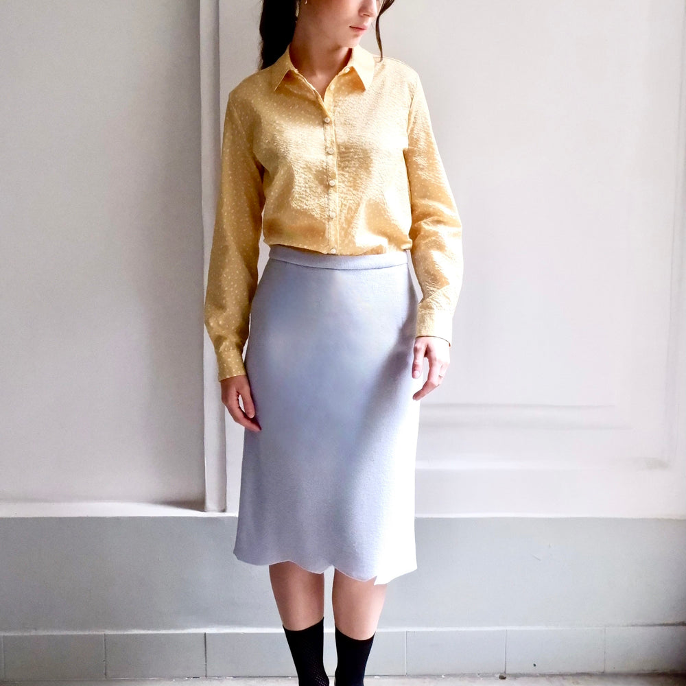 LÉA YELLOW PRINT SHIRT