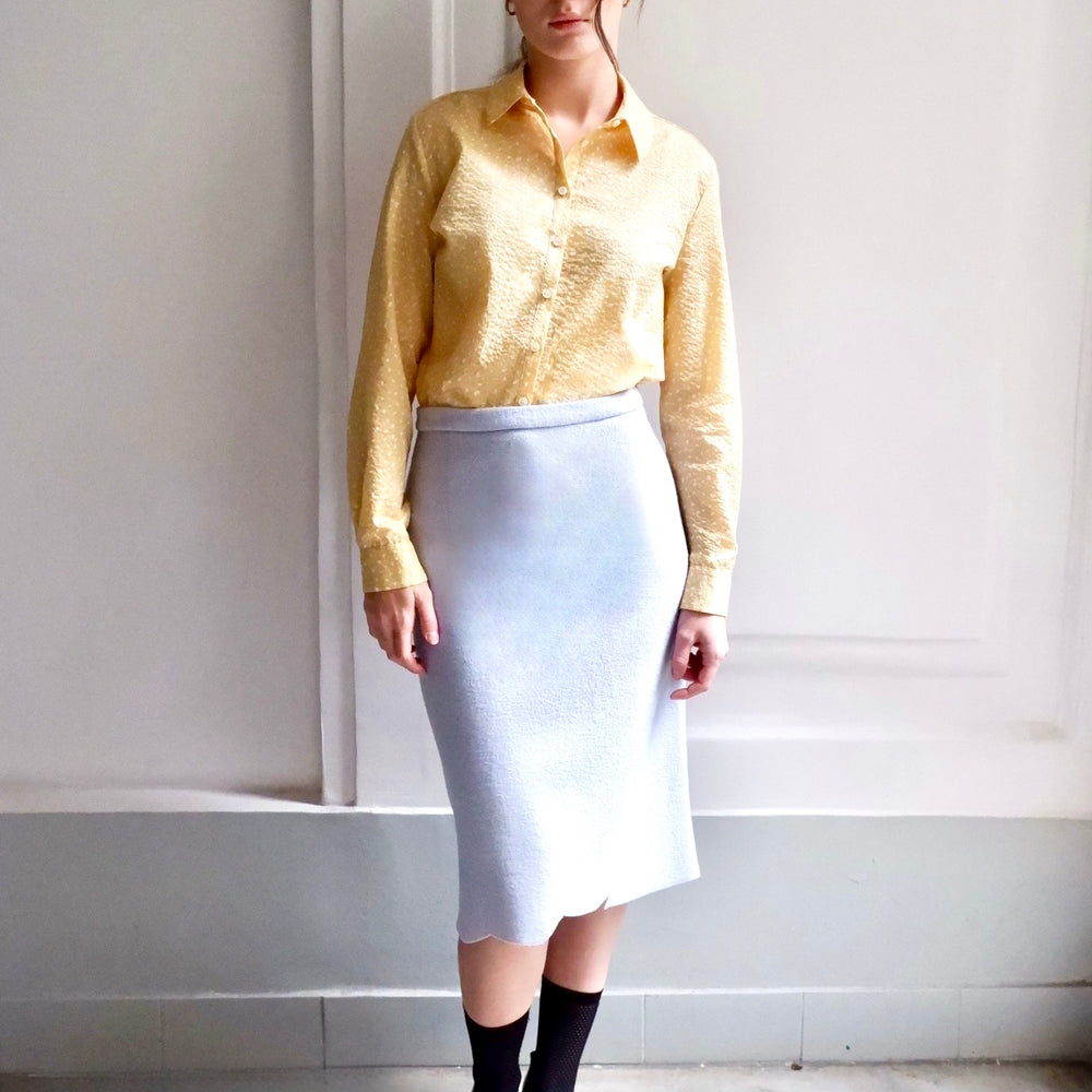 
                      
                        LÉA YELLOW PRINT SHIRT
                      
                    