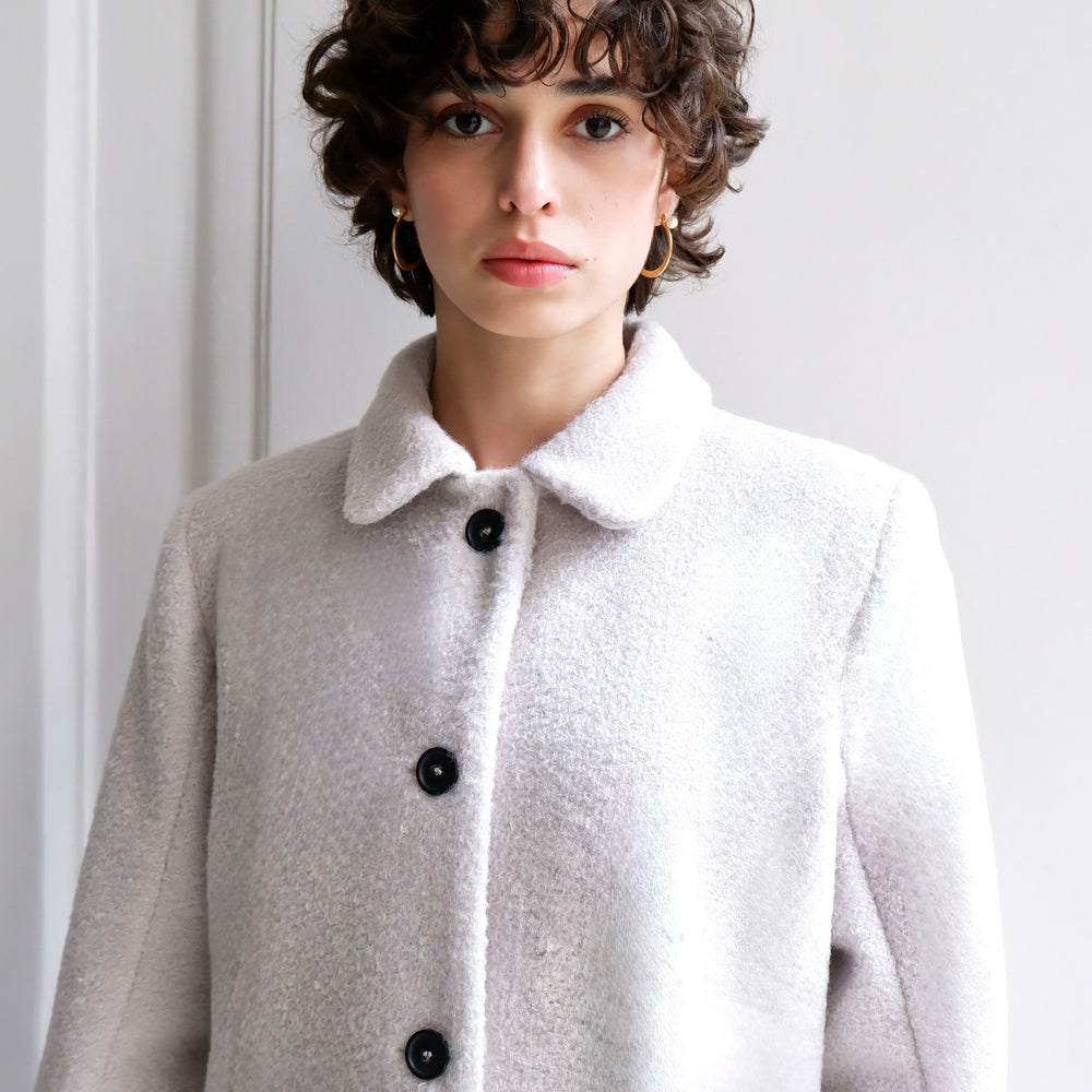 GABRIELLE LIGHT GREY COAT