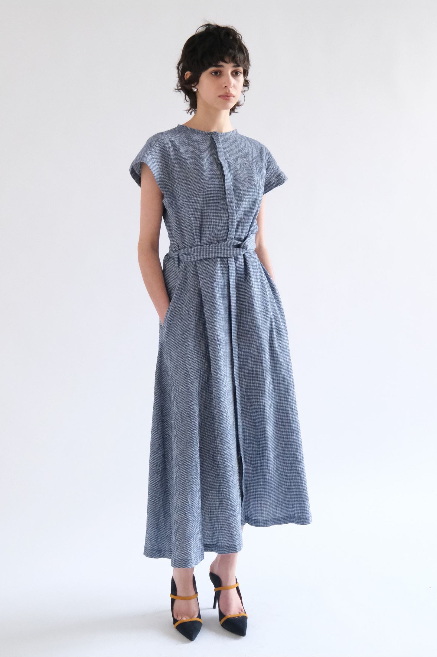 ROBE MAYA À CARREAUX