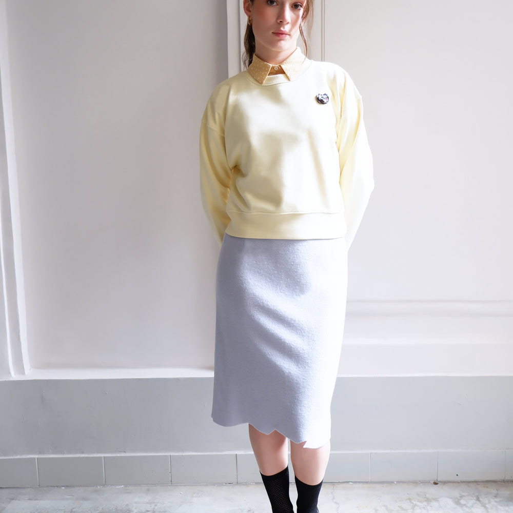 CAT YELLOW SWEAT-SHIRT