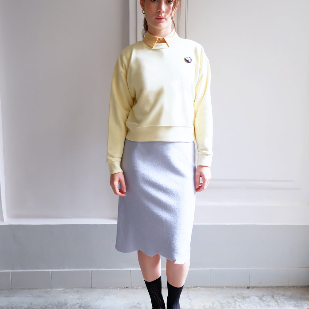 
                      
                        SWEAT-SHIRT CHAT JAUNE
                      
                    